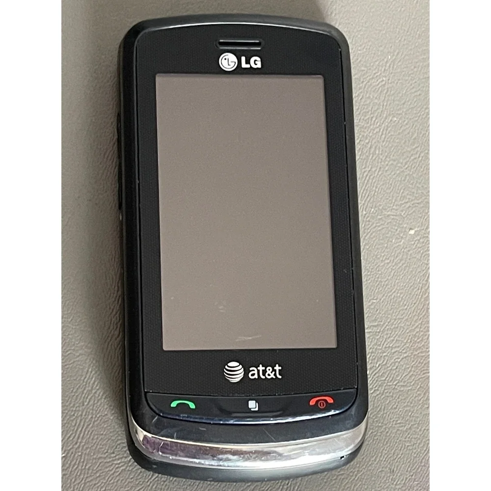 LG AT&T Slide Phone Touchscreen QWERTY Keyboard Black READ